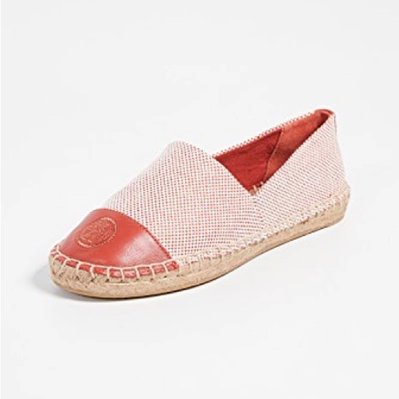 Tory Burch Shoes - Tory Burch Colorblock Flat Espadrilles in Rusty Knot Size 9